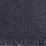 Super Luxe Bijou Blue Basket Weave Cashmere Shawl