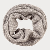 Grey and Ivory Cashmere  Collar