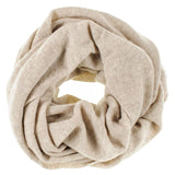 Beige Double Size Cashmere Snood