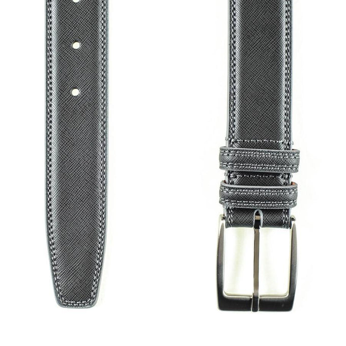 Smokey Grey Italian Leather Belt