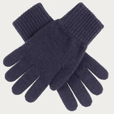 Men's Navy Cashmere Gloves