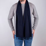 Navy Cashmere Scarf