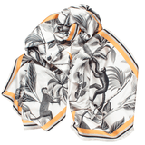 IMPERFECTLY YOURS: The Safari Set - Monkey Business Silk Scarf