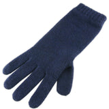 Ladies' Navy Blue Cashmere Gloves