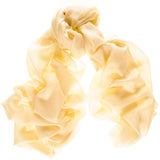 Pastel Yellow Cashmere and Silk Wrap