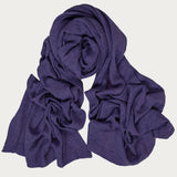 Oversize African Violet Cashmere Scarf