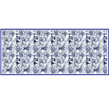 The Toile de Jouy Trilogy- Blue Toile Cashmere and Silk Wrap