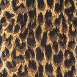 IMPERFECTLY YOURS: Brown Leopard Print Cashmere and Silk Scarf