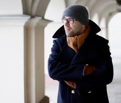 A Blogger Wears Black: Grey Cashmere Beanie