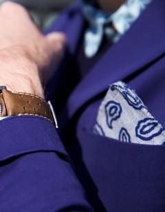 A Blogger Wears Black: Cashmere Pocket Square