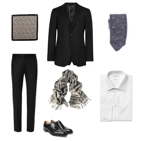 Guide | How Accessorise a Black Suit –