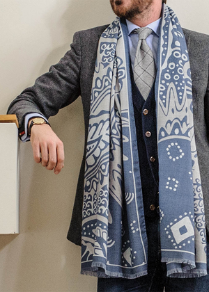 How to Wear: Printed Scarves for Men