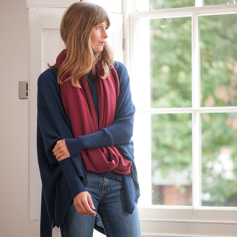 How To Wear Navy and Burgundy –