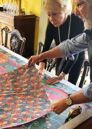 The Anatomy of a Collaboration | Liberty Archive Print Scarves