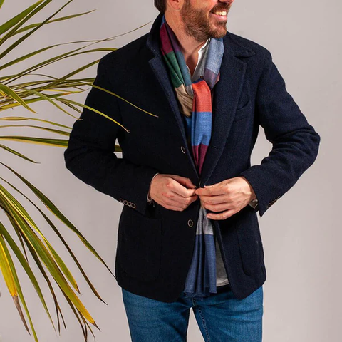 How To Wear A Silk Wool Scarf Black