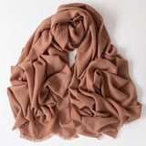 Rose Taupe Gossamer Cashmere Shawl