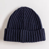 Navy Luxe Italian Cashmere Beanie