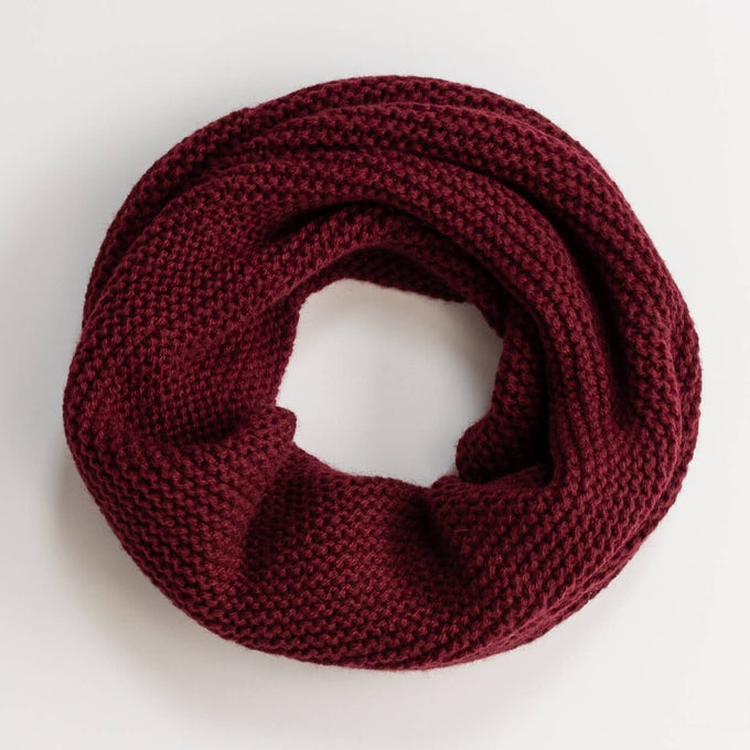 Burgundy Luxe Italian Cashmere Collar