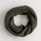 Olive Green Luxe Italian Cashmere Collar