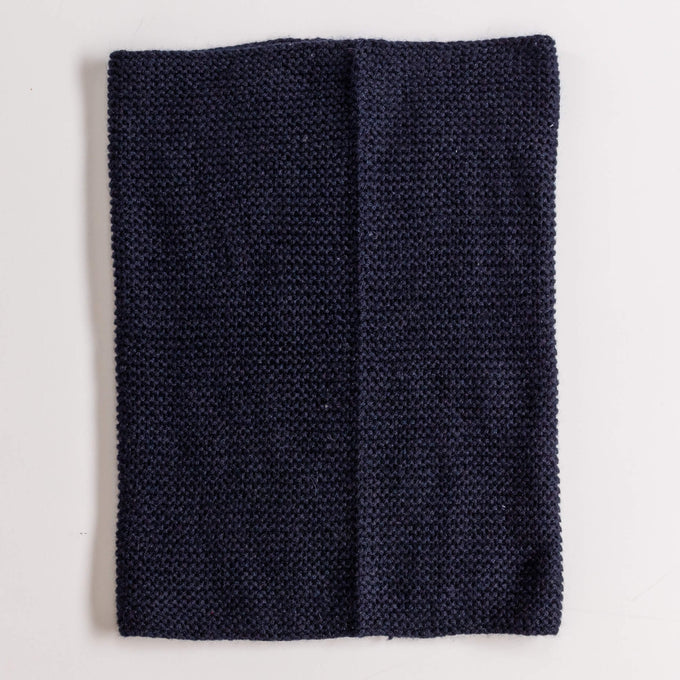 Navy Luxe Italian Cashmere Collar