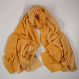 Sunflower Amber Shaded Cashmere and Silk Wrap