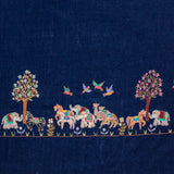 Hand Embroidered Pashmina Cashmere Shawl - Animal Kingdom