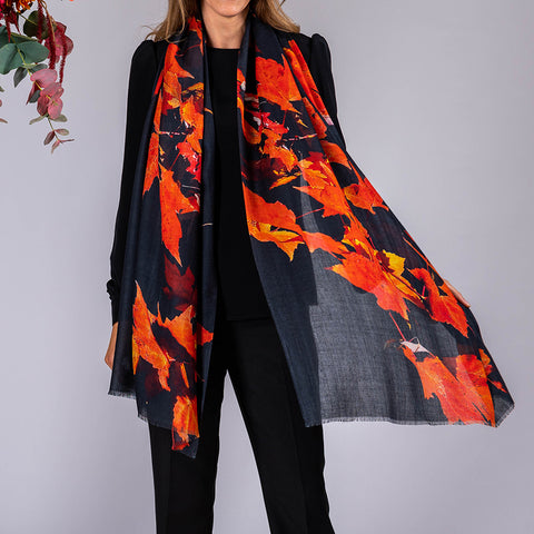 The Seasons Collection - Autumn Superfine Wool Wrap