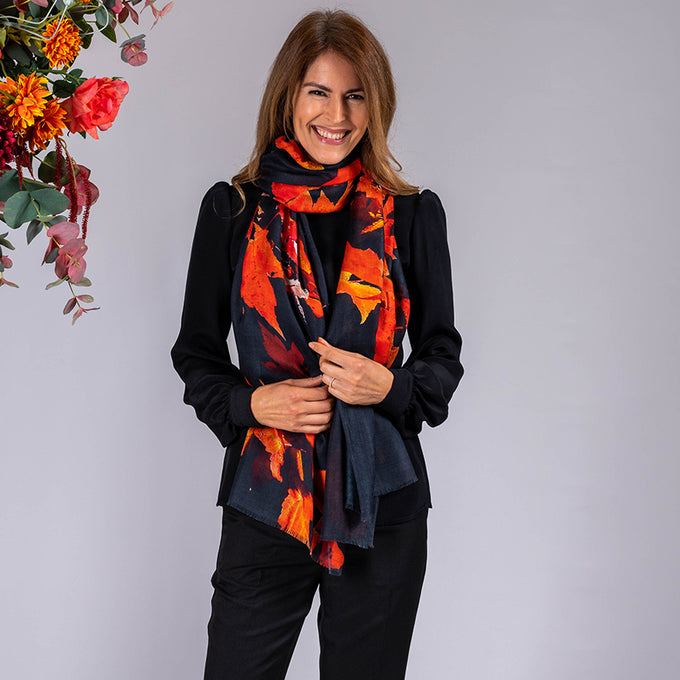 The Seasons Collection - Autumn Superfine Wool Wrap