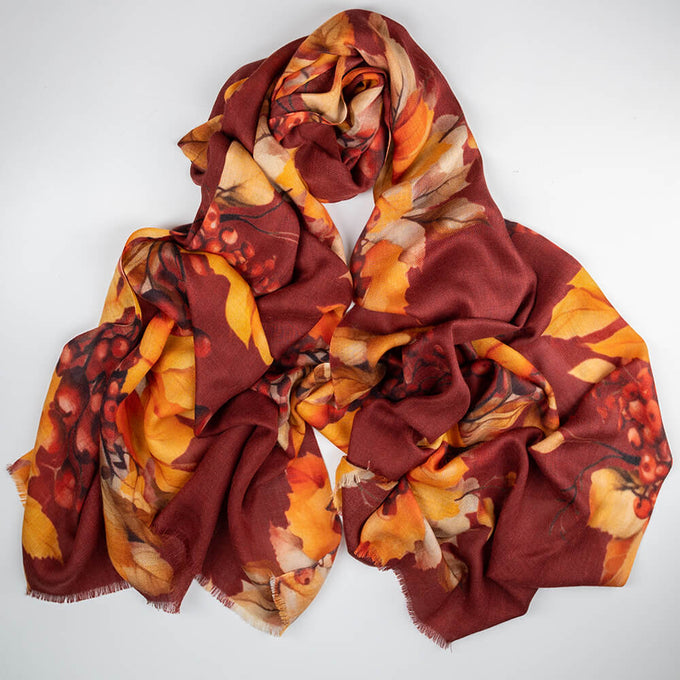 The Four Seasons Quartet - Autumn Cashmere and Silk Wrap