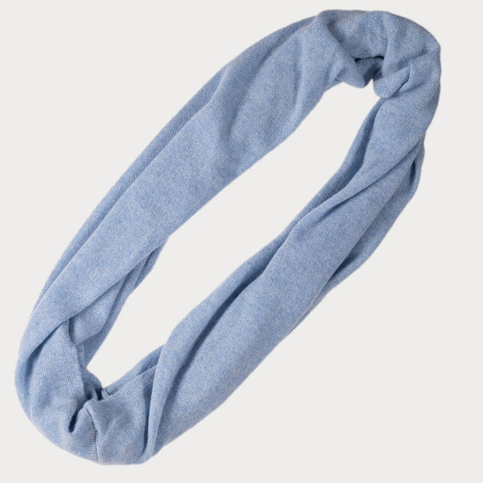 Baby Blue Double Size Cashmere Snood