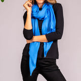 Little Boy Blue Shaded Cashmere and Silk Wrap