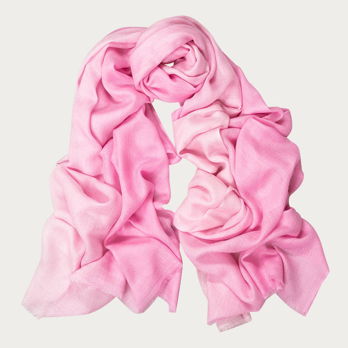 Barbie Pinks Shaded Cashmere and Silk Wrap