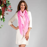 Barbie Pinks Shaded Cashmere and Silk Wrap