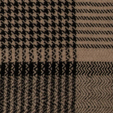 Black and Natural Houndstooth Pashmina Cashmere Shawl