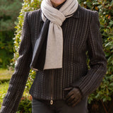 Black & Stone Double Faced Italian Cashmere Scarf
