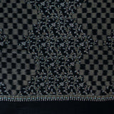 Hand Embroidered Pashmina Cashmere Shawl - Black Ikat