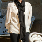 Jet Black Modal Wrap