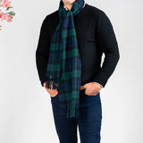 Black Watch Tartan Cashmere Scarf