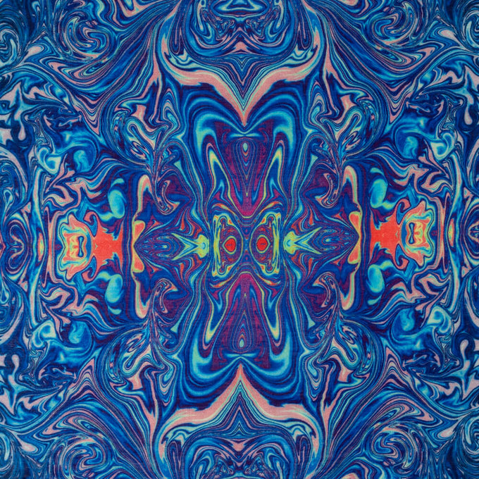 PRE ORDER: The Kaleidoscope Quartet- Blue Heaven Cashmere and Silk Wrap
