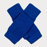 Ladies Sapphire Blue Cashmere Mittens