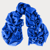 Swarovski Sapphire Blue Cashmere and Silk Wrap