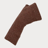 Ladies Auburn Brown Cashmere Mittens