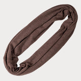 Chocolate Brown Double Size Cashmere Snood