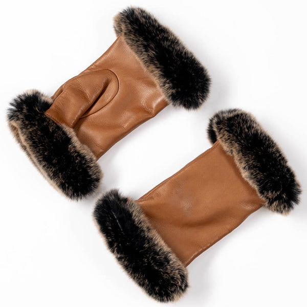 PIECES Mittens PCNELLIE LEATHER