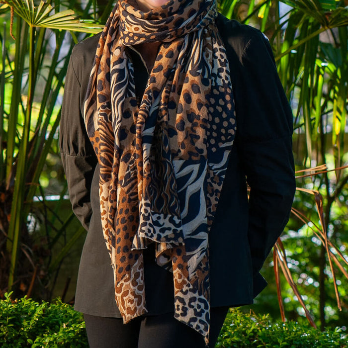 PRE ORDER: Wild Imagination Trilogy - Safari Cashmere and Silk Wrap