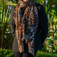 PRE ORDER: Wild Imagination Trilogy - Safari Cashmere and Silk Wrap