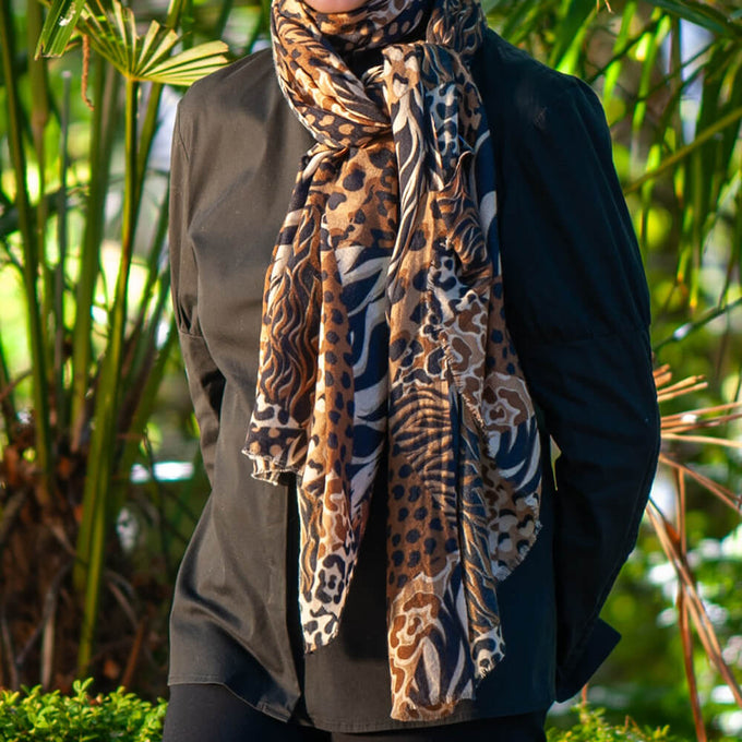 PRE ORDER: Wild Imagination Trilogy - Safari Cashmere and Silk Wrap