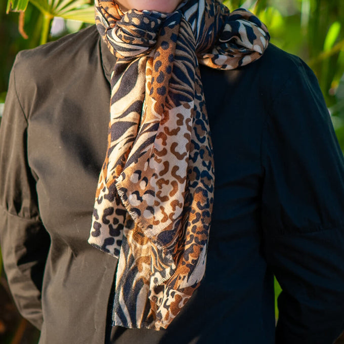 PRE ORDER: Wild Imagination Trilogy - Safari Cashmere and Silk Wrap