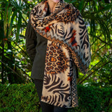 PRE ORDER: Wild Imagination Trilogy - Serengeti Cashmere and Silk Wrap