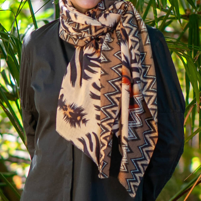PRE ORDER: Wild Imagination Trilogy - Serengeti Cashmere and Silk Wrap